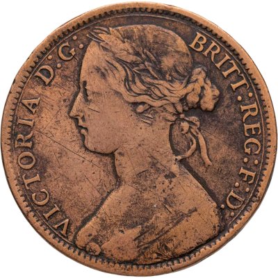 купить Великобритания 1 пенни 1861