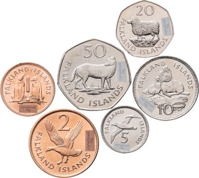 купить Фолклендские острова набор из 6 монет 1998-2011, случайный год