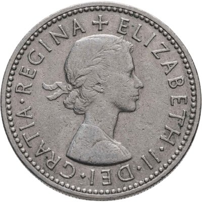 купить Великобритания 1 шиллинг (shilling) 1965 Английский герб - 3 льва внутри коронованного щита