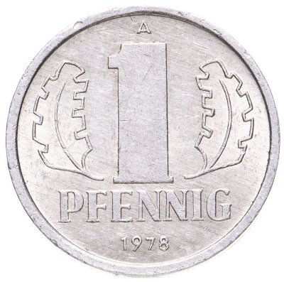 купить Германия (ГДР) 1 пфенниг 1978 A