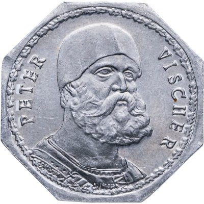 купить Германия (Нюрнберг) нотгельд 20 пфеннигов 1921 "Питер Вишер" трамвайный жетон