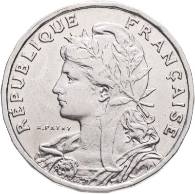 купить Франция 25 сантимов (centimes) 1904