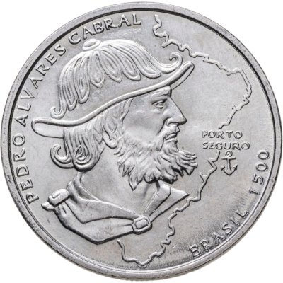Купить Португалия 200 эскудо (escudos) 1999 "500 лет с момента высадки Педро Альваро Кабрала в Бразилии"
