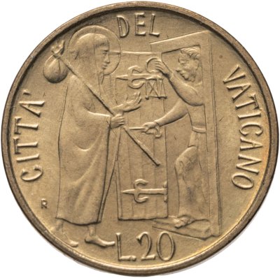 купить Ватикан 20 лир (lire) 1981