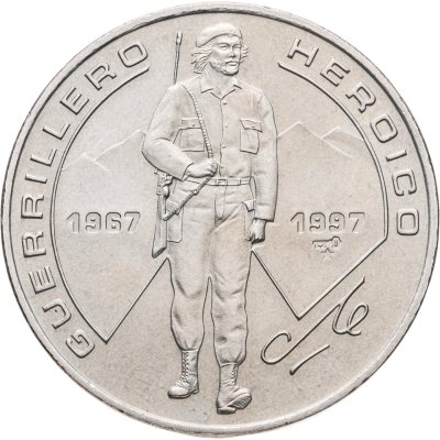 купить Куба 1 песо (peso) 1997 30 лет со дня смерти Эрнесто Че Гевары /в полный рост/