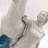 Купить Статуэтка "Конезаводчица", скульптор Н. И. Бессарабова, фарфор, роспись, золочение, Турыгинский фарфоровый завод артели «Художественная керамика» (Гжель), СССР, 1950-1960 гг.