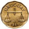 Купить Уругвай 50 сентесимо (centesimos) 1981
