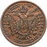Купить Австрия 1/2 крейцера (kreuzer) 1851, знак монетного двора "B" - Кремница