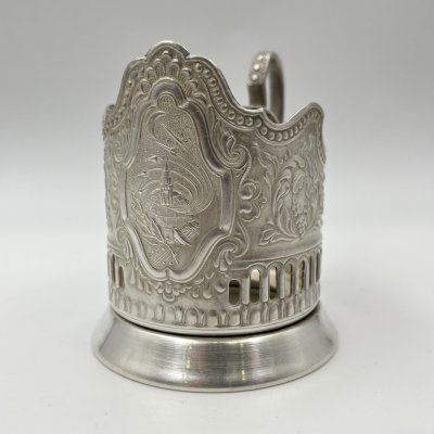 купить Подстаканник "Советский космос", мНЦ (медь-никель-цинк), Кольчугинский завод цветных металлов, СССР, 1970-1980 гг.