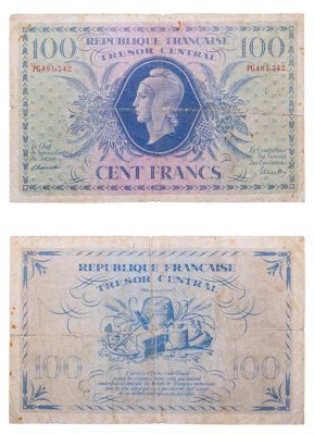 купить Франция 100 франков "Марианна" 1943