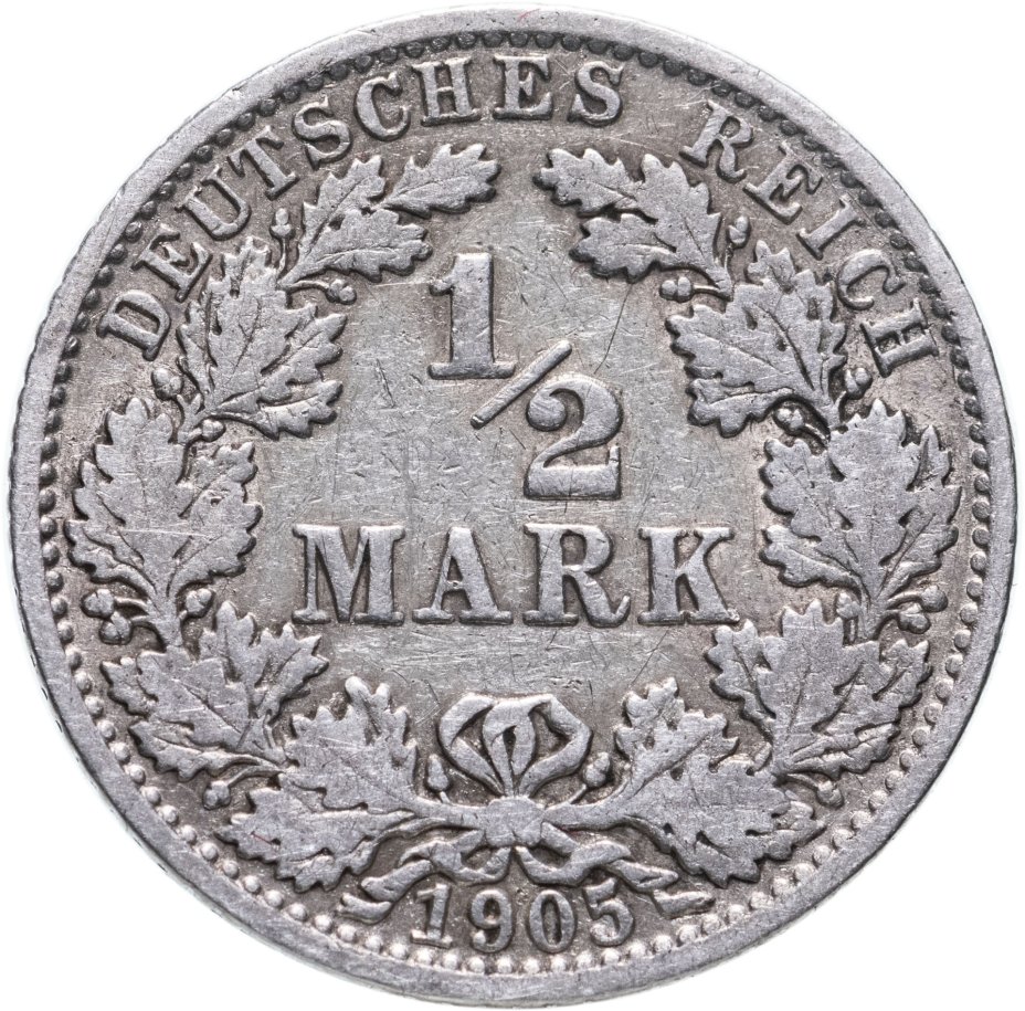 купить Германия 1/2 марки (mark) 1905 A