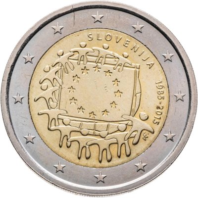 купить Словения 2 евро 2015 "30 лет флагу Европейского союза"