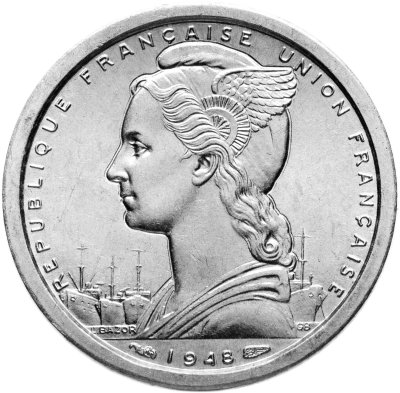 купить Камерун 1 франк (franc) 1948