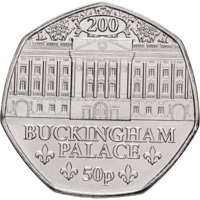 купить Джерси 50 пенсов (pence) 2025 "Королевская резиденция - Букингемский дворец"