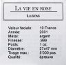 Купить Конго 10 франков 2001 «Иллюзия Жизнь в розе»