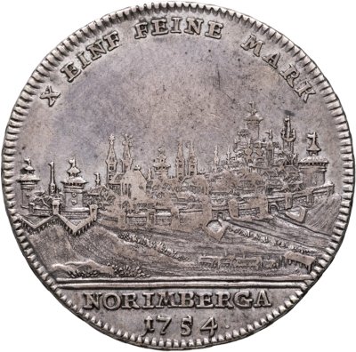 купить Германия, Нюрнберг 1 талер 1754
