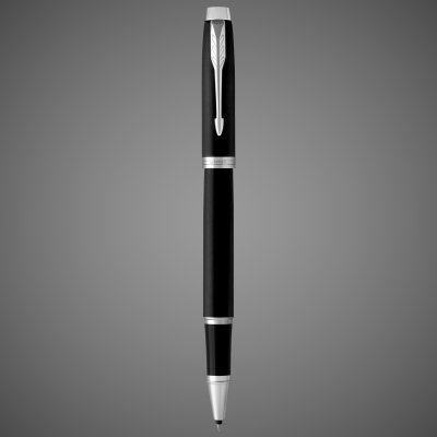 Купить Ручка-роллер Parker IM Mat Black CT,стержень: F, цвет чернил: black, в подарочной упаковке., Лаки и смолы: лак, латунь, пластик, хром, 2026 г.
