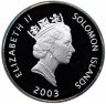 Купить Соломоновы острова 25 долларов 2003 "Самолеты мира: истребитель Спитфайр"