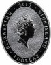 Купить Ниуэ 1 доллар 2013 Proof "Китайский гороскоп - Год змеи. Любовь"  с сертификатом