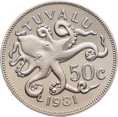 купить Тувалу 50 центов 1981