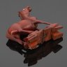 Купить Статуэтка "Лошадь", дерево, композитный материал (глаза), Азия, 1950-1970 гг.