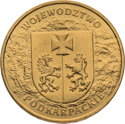 купить Польша 2 злотых 2004 "Герб Подкарпатское воеводство"