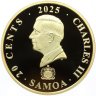 Купить Самоа 20 центов (cents) 2025 "Азиатские мифические существа — Лу Шу"