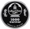 Купить Монголия 1000 тугриков 2022 года "Фаберже Розовый бутон", в футляре с сертификатом