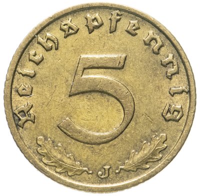 купить Германия, Третий рейх 5 рейхспфеннигов 1937