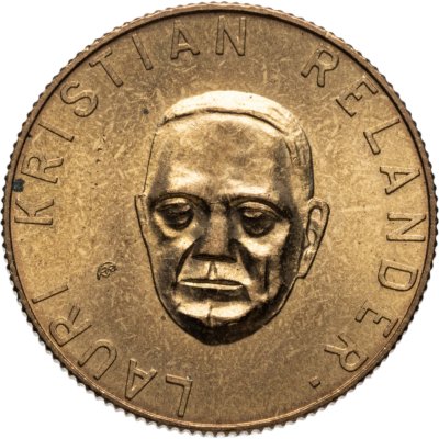 купить Финляндия медаль "Президент Лаури Кристиан Реландер . Неделя банка. 1961"