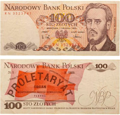купить Польша 100 злотых 1988