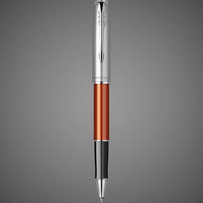 купить Ручка-роллер Parker Sonnet Essentials Orange SB Steel CT, цвет чернил black,перо: F, в подарочной упаковке., Металлы: нержавеющая сталь, палладий, пластик, 2026 г.