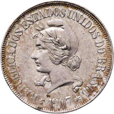 купить Бразилия 500 реалов (рейс, reis) 1907