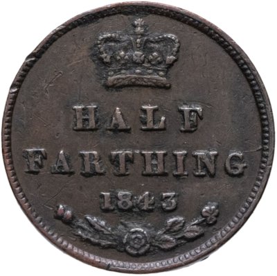 купить Великобритания, Цейлон 1/2 фартинга (farthing) 1843