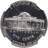 Купить США 5 центов (cents) 1974 S "Jefferson Nickel (Джефферсон)" в слабе DNC PF66