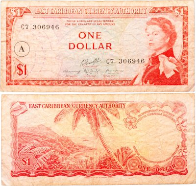 купить Восточные Карибы 1 доллар 1965