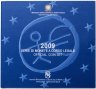 Купить Италия 2009 официальный годовой набор евро из 9 монет в буклете
