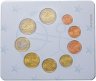 Купить Италия 2009 официальный годовой набор евро из 9 монет в буклете