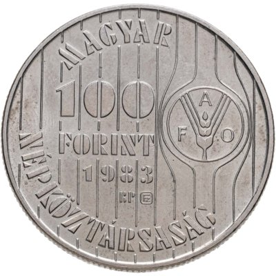 купить Венгрия 100 форинтов (forint) 1983 ФАО