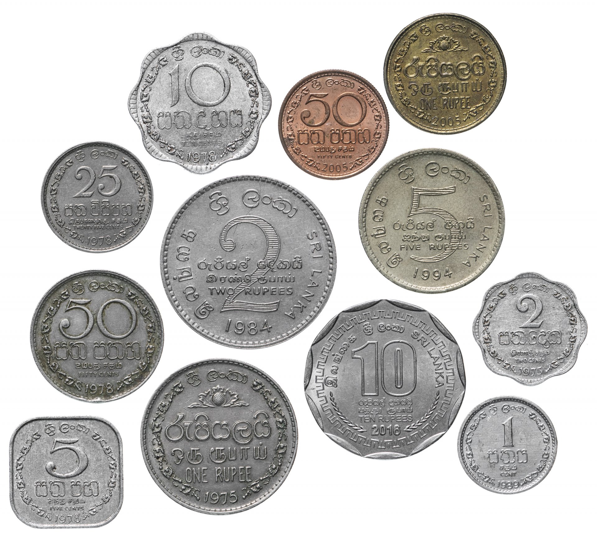 Шриланкийская рупия к рублю. Монеты Шри Ланки. Монеты из Шри Ланки. Набор ланкийских монет. Шри-Ланка набор 7 монет.