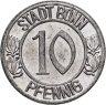 Купить Германия "Бонн" 10 пфеннигов 1920 "Людвиг ван Бетховен" нотгельд