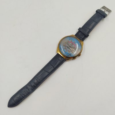 купить Часы мужские наручные "31-я дивизия подводных крейсеров", металл, стекло, кожа, Россия, 1992 г.