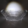 Купить Салатник (конфетница) с рельефным декором, хрусталь, пресс, резьба, СССР, 1970-1990 гг.