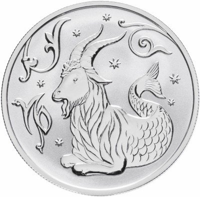 купить 2 рубля 2005 ММД Proof "Знаки Зодиака - Козерог"