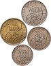 Купить Комплект 4-х монет острова Шпицберген Арктикуголь 10, 25, 50 и 100 рублей 1993 ММД