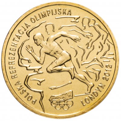 купить Польша 2 злотых 2012 "Олимпиада Лондон 2012 (Polish Olympic Team – London 2012)"