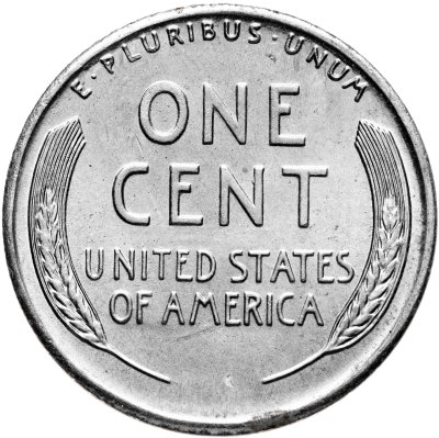 купить США 1 цент (cent) 1943 P Линкольн, пшеничный цент (Wheat Penny) стальной цент, знак монетного двора "P" - Филадельфия
