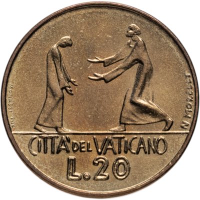купить Ватикан 20 лир (lire) 1978