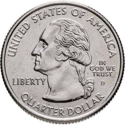 купить США 25 центов (квотер, 1/4 доллара, quarter dollar) 2005 D Миннесота (Minnesota)