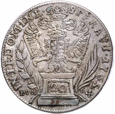 купить Австрия 20 крейцеров 1765